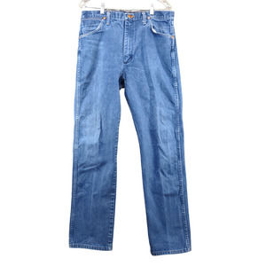Wrangler Mens 13MWZ Cowboy Cut Jeans Blue 36x34 Stone Wash Cotton